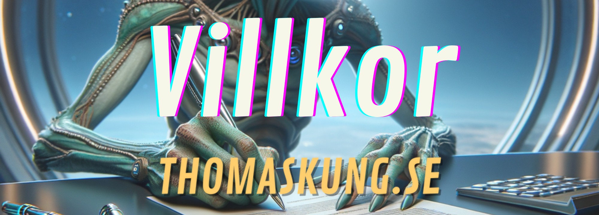 Villkor för författare Thomas Kung