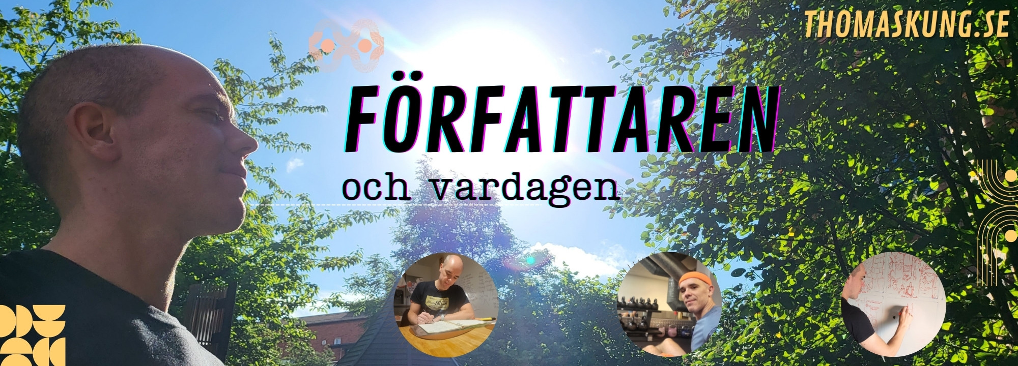 Som författare kan det vara svårt att balansera arbetet och vardagen